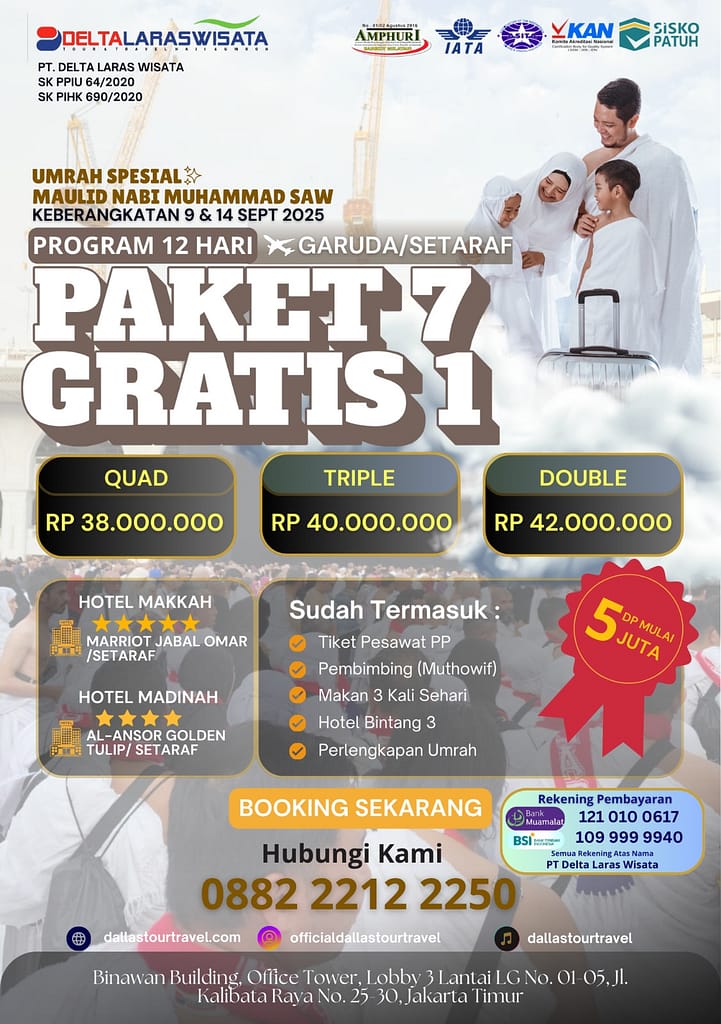 Paket Spesial Maulid 7 Gratis 1 12 Hari